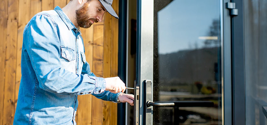 Frameless Glass Storefront Door Locks Replacement in Rialto, CA